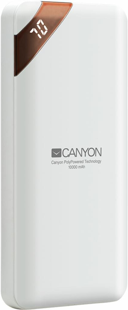 

Портативное зарядное устройство Canyon Power bank 10000mAh White [CNE-CPBP10W], Портативное зарядное устройство Canyon CNE-CPBP10W