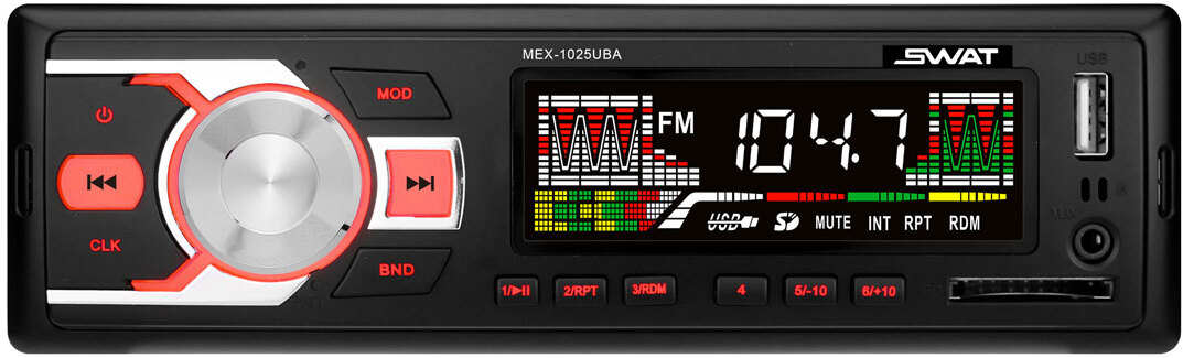 

Автомагнитола Swat MEX-1025UBA, USB-магнитола Swat MEX-1025UBA