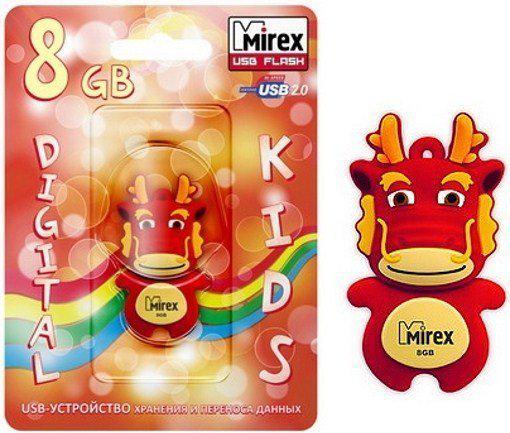 

USB Flash Mirex DRAGON RED 8GB (13600-KIDDAR08), DRAGON 8GB