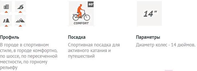 

Велосипед Forward Cosmo 14 [1BKW1K7B1007], Cosmo 14