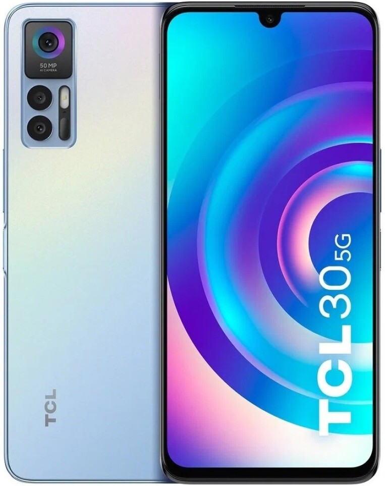 

Смартфон TCL 30 5G T776H1 4GB/128GB Dreamy Blue (T776H1-2ALCBY12-4)