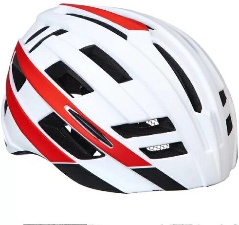 

Велошлем STG HB3-8-B р-р M White/Red [Х103260], Велошлем STG HB3-8-B р-р M Х103260 White/Red