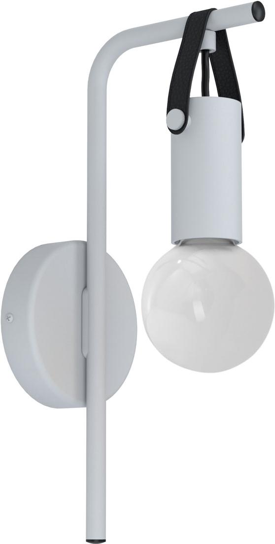 

Бра EGLO APRICALE, 1х60W (E27), L110, H330, A165, сталь, кожа, серый, черный [98283], APRICALE, 1х60W (E27), L110, H330, A165, сталь, кожа, серый, черный