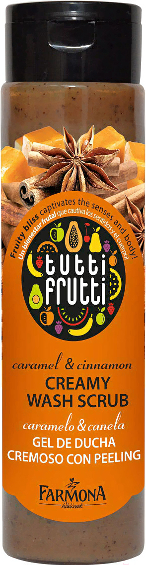 

Скраб для тела Farmona Tutti Frutti Карамель и Kорица кремовый моющий 200мл