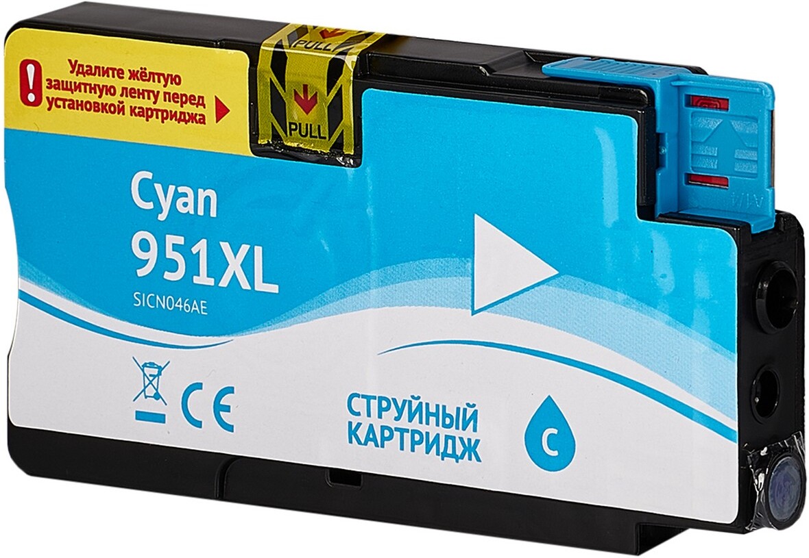 

Картридж струйный Sakura Printing CN046AE аналог №951XL Cyan (SICN046AE)