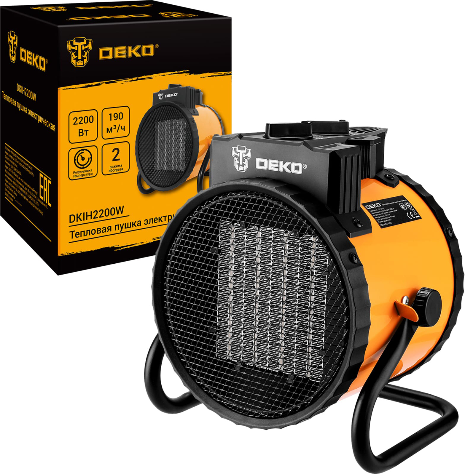 

Тепловая пушка DEKO DKIH2200W (082-1010)