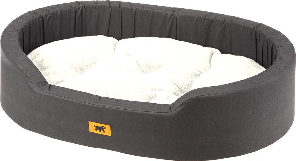 

Лежанка для животных Ferplast Dandy F 80 с мехом черный/белый [82944097], Dandy F 80 с мехом
