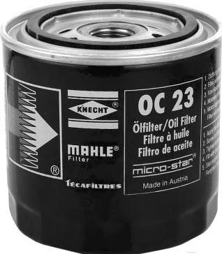 

Фильтр масляной Knecht/Mahle OC23oF, OC23oF