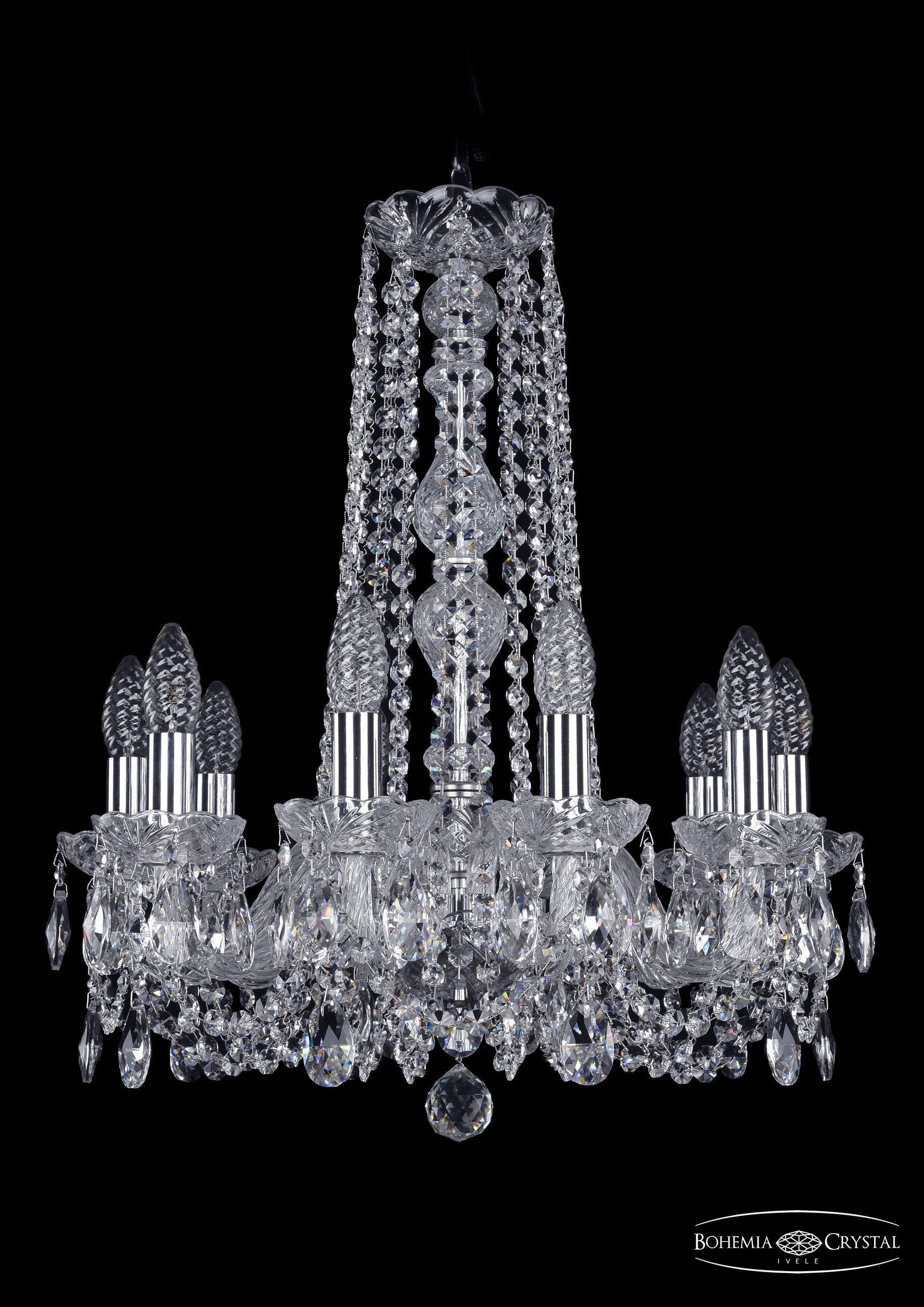 

Подвесная люстра Bohemia Ivele Crystal 1402/10/160/h-59/Ni