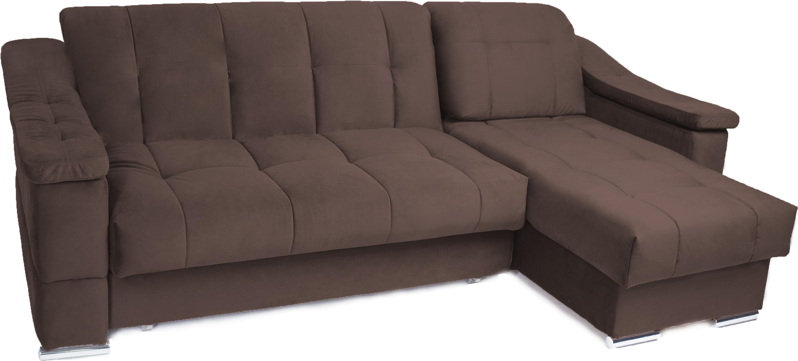 

Угловой диван Puffo Челси Velvet Brown