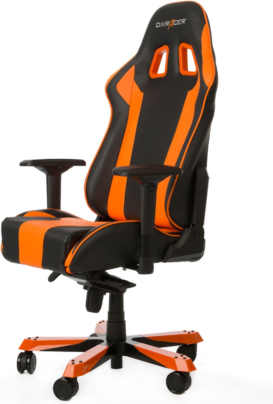 

Геймерское кресло DXRacer King черный/оранжевый [OH/KS06/NO], Офисное кресло DXRacer King игровое OH/KS06/NO черный/оранжевый