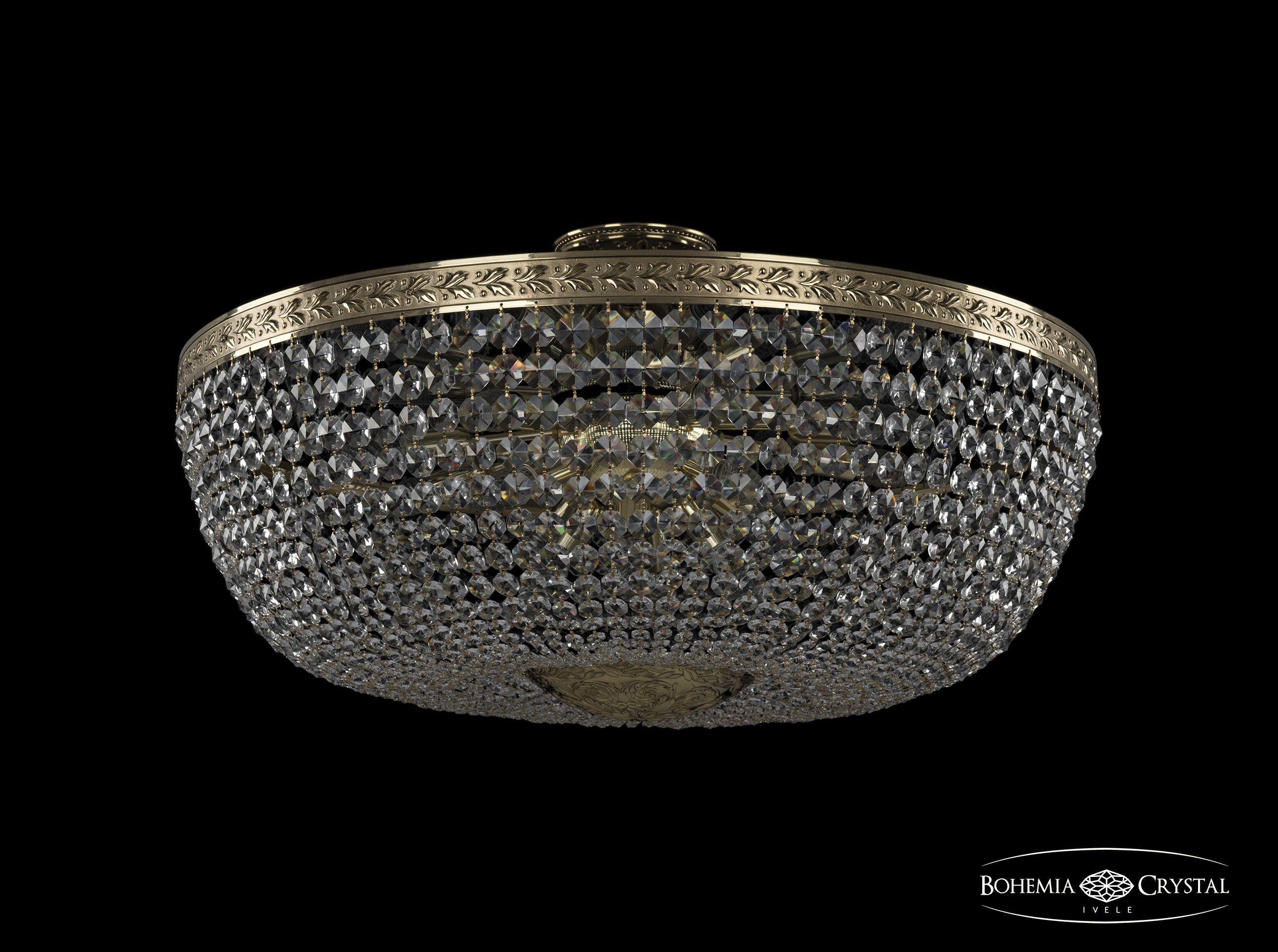 

Люстра на штанге Bohemia Ivele Crystal 19111/80IV G