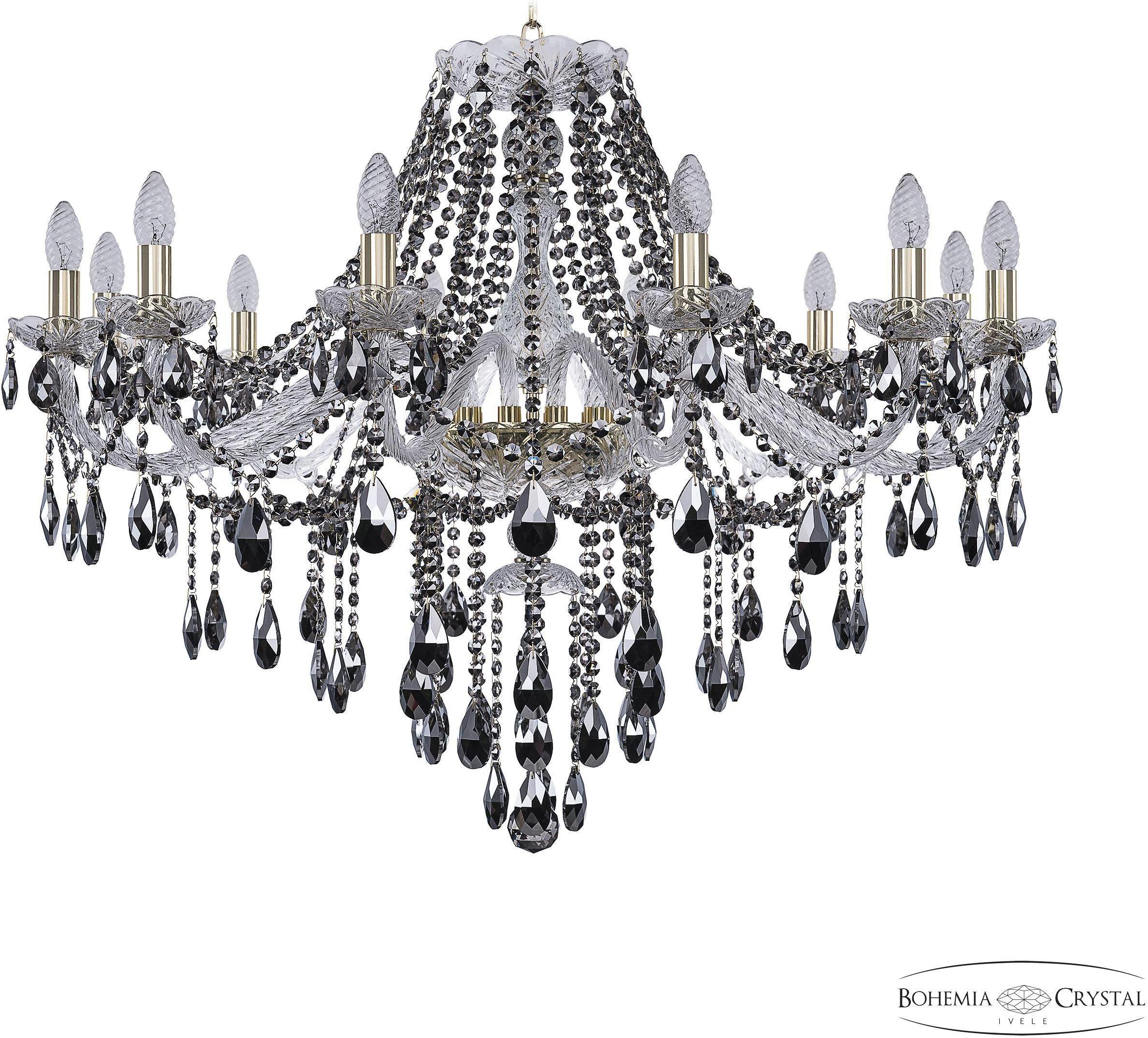 

Подвесная люстра Bohemia Ivele Crystal 1415/12/360 G R781