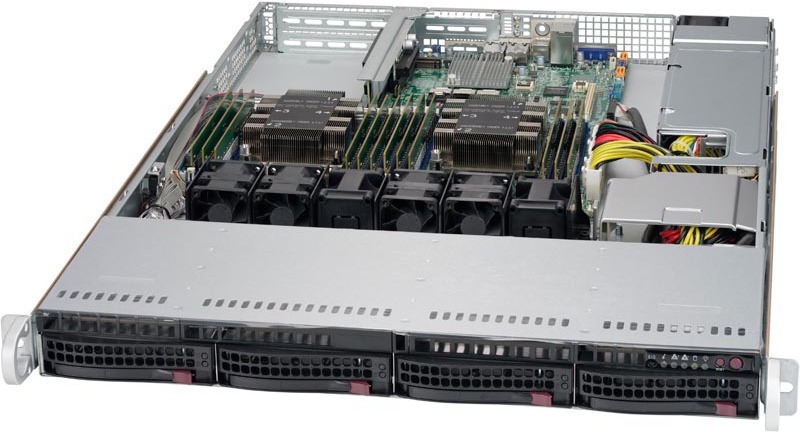 

Корпус Supermicro CSE-815TQC-605WB, Корпус для сервера Supermicro CSE-815TQC-605WB