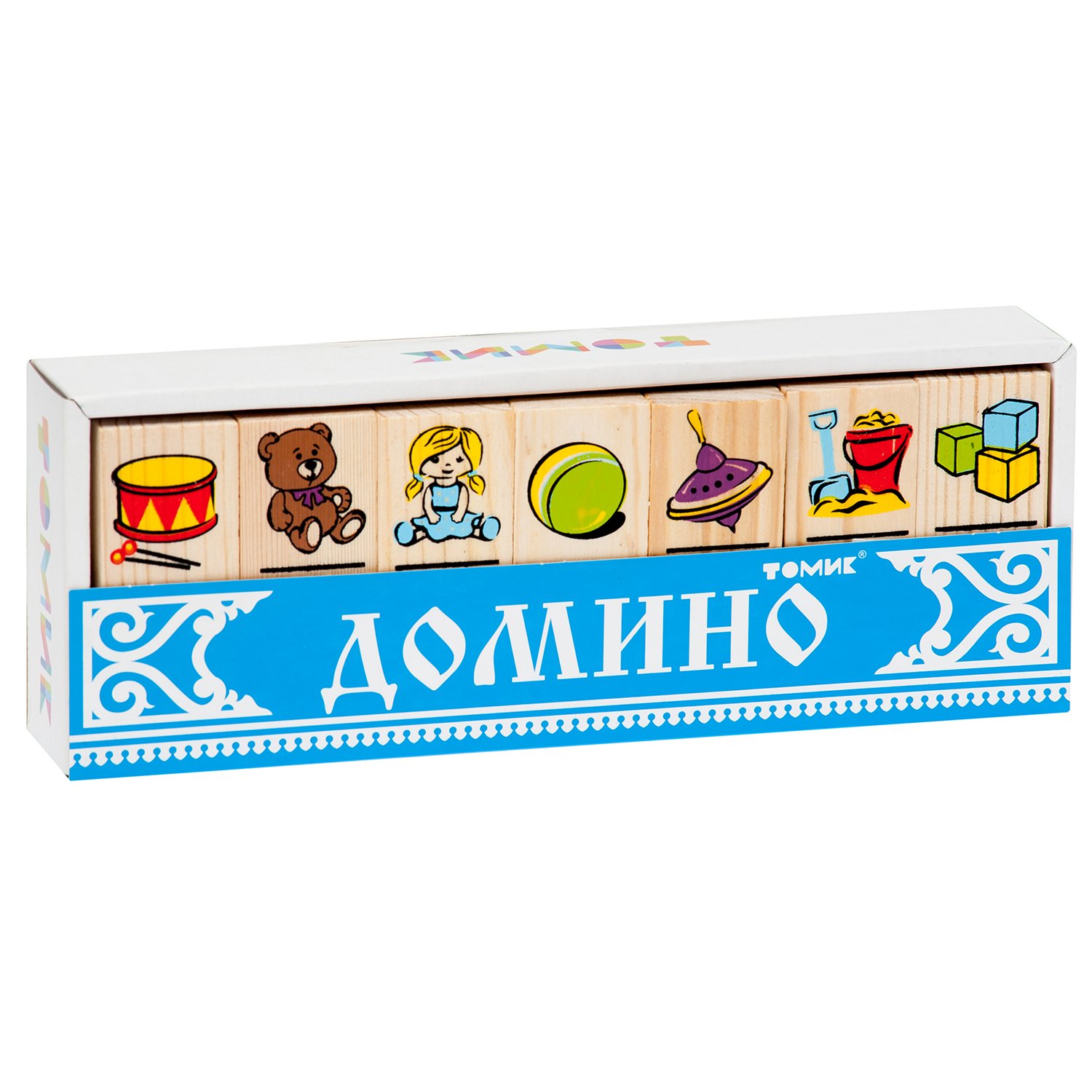 

Развивающая игрушка Томик Домино 5555-3