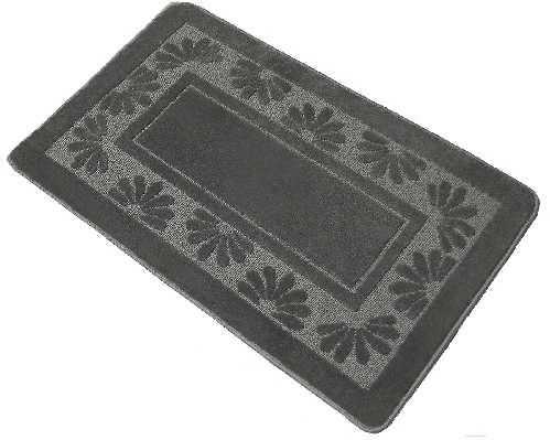 

Коврик для ванной Shahintex PP 50x80 серый, PP 50x80