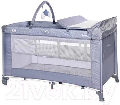 

Детский манеж Lorelli Torino 2 Plus Silver Blue [10080472124], Детский манеж Lorelli Torino 2 Plus Silver Blue 10080472124