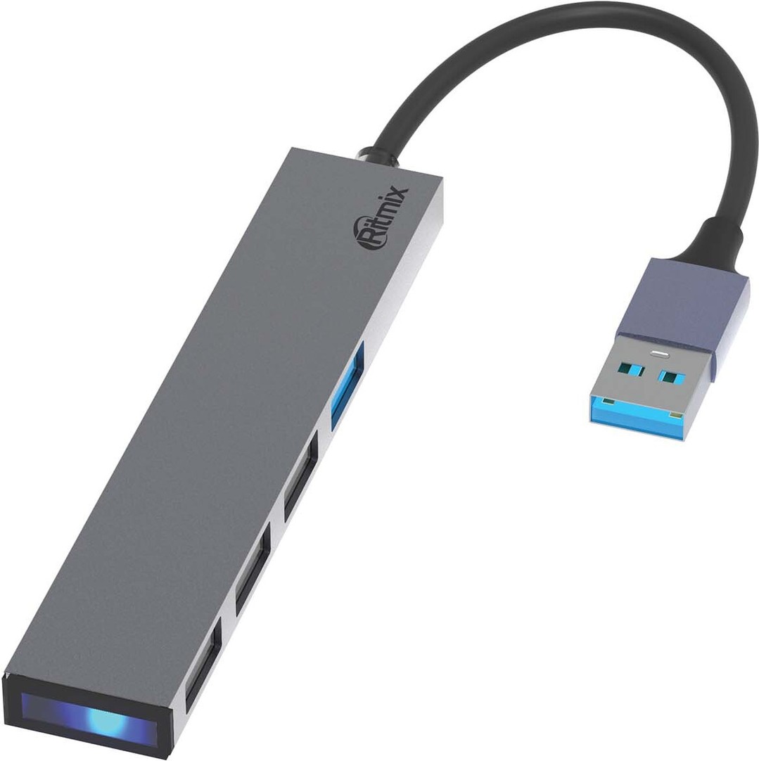 

USB-хаб Ritmix CR-4406 Metal, Хаб Ritmix CR-4406 Metal (Ritmix CR-4406 Metal)