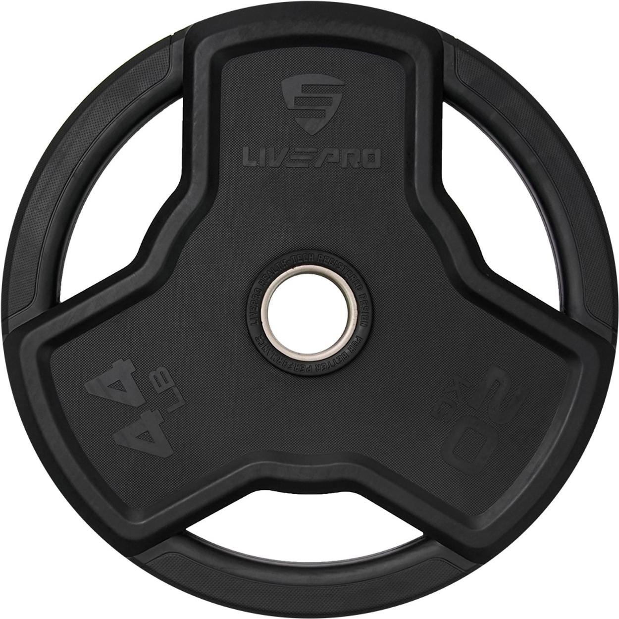 

Диск для штанги LIVEPRO Premium Rubber 20 кг черный [NL\LP8330-20\00-00-00], Premium Rubber 20 кг