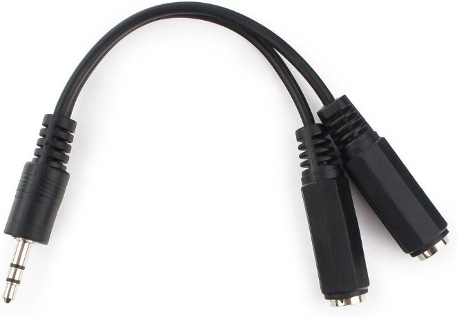 

Кабель Gembird 3.5 Jack M - 2x3.5 Jack F 5m Black [CCA-415], Gembird 3.5 Jack M - 2x3.5 Jack F 5m CCA-415 Black