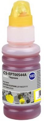

Чернила Cactus 103Y желтый (CS-EPT00S44A)