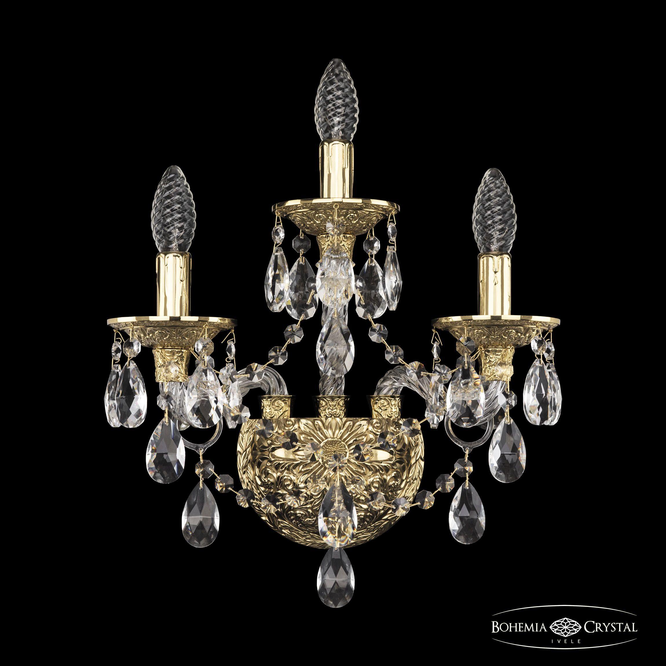 

Бра Bohemia Ivele Crystal 16115B/2+1/141 G, 16115B/2+1/141 G