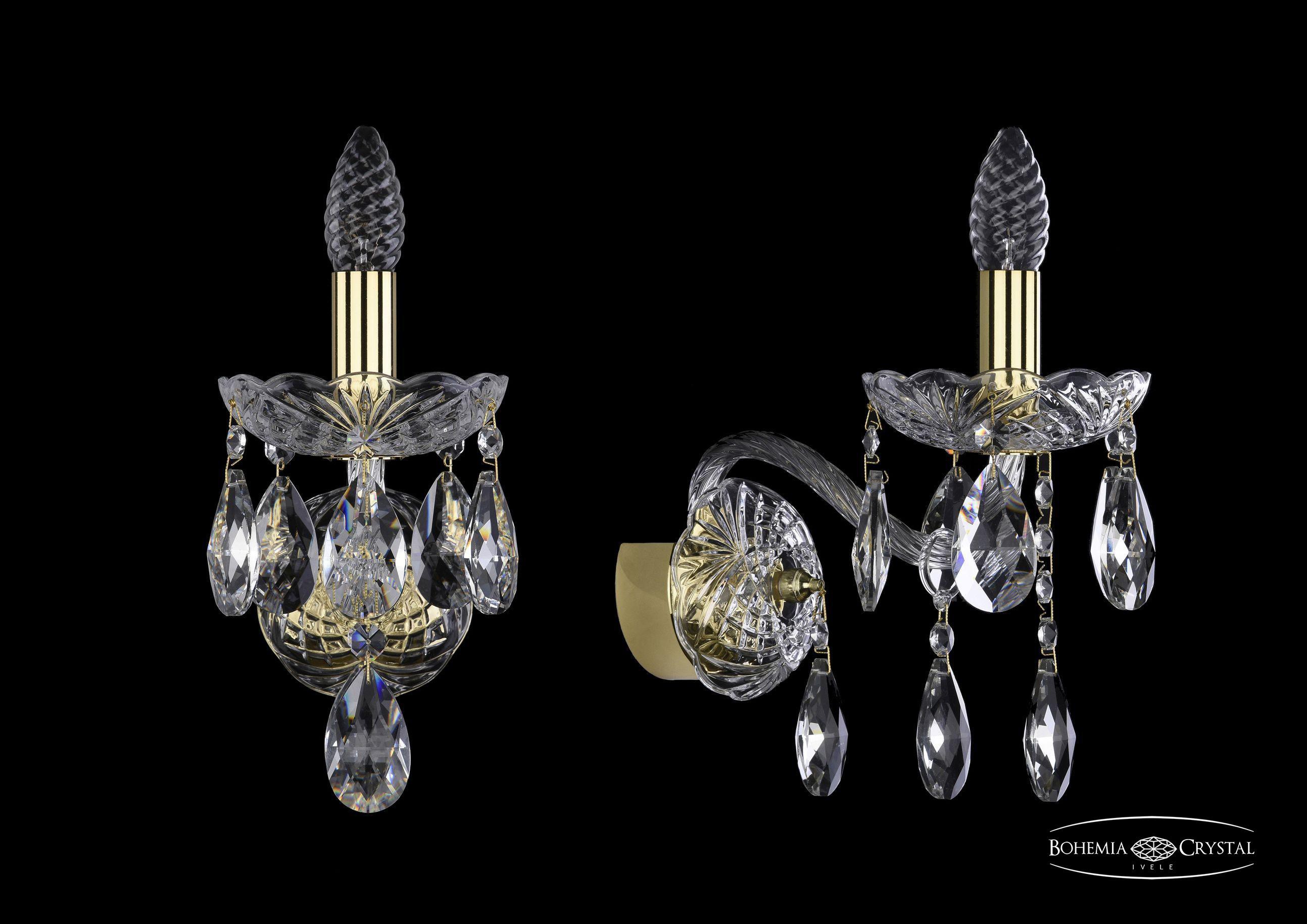 

Подвесная люстра Bohemia Ivele Crystal 1413B/1/165/XL/G, Бра Bohemia Ivele Crystal 1413B/1/165/XL/G