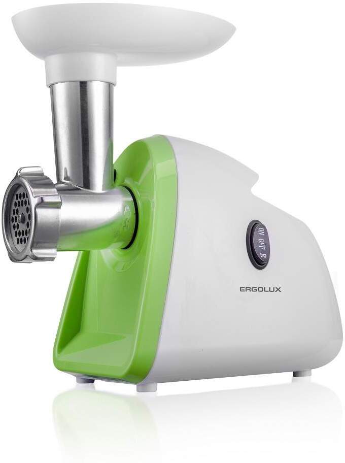 

Мясорубка Ergolux ELX-MG01-C34 бело-салатовый, Мясорубка Ergolux ELX-MG01-C34