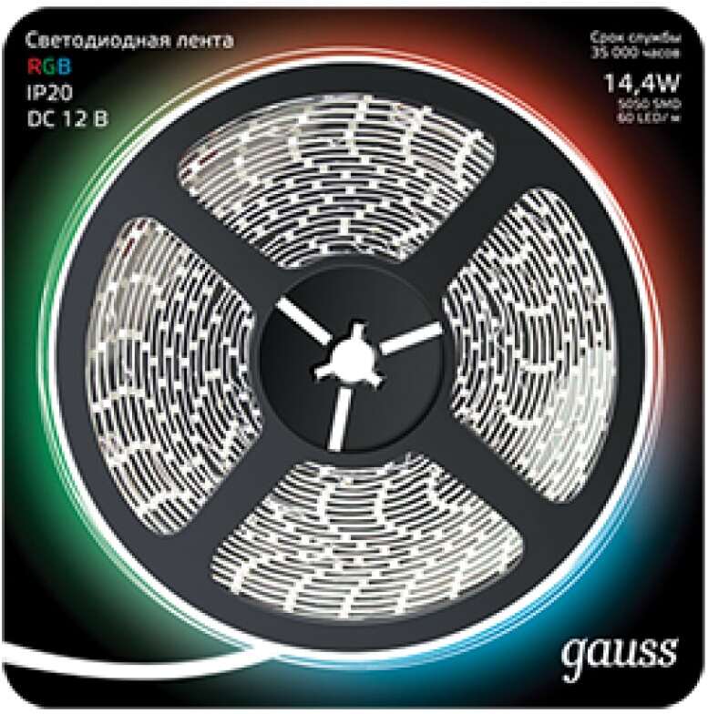 

Светодиодная лента Gauss SMD 312000414