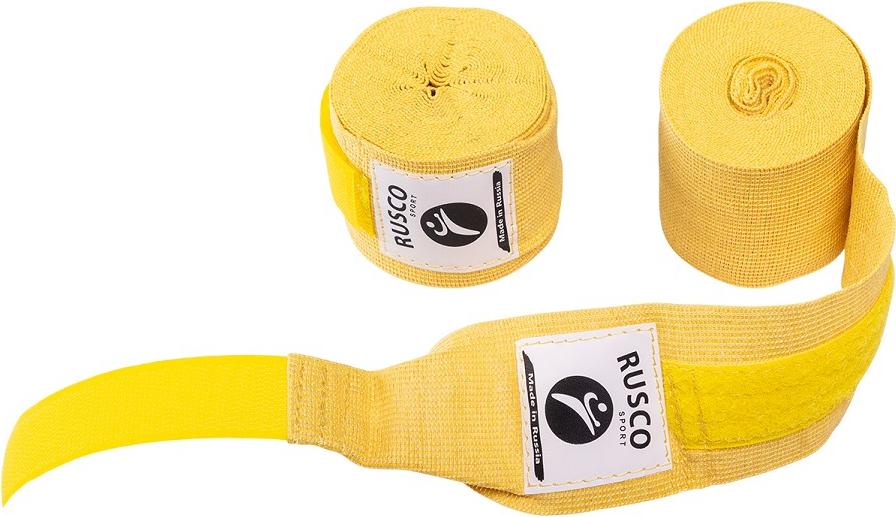 

Боксерский бинт RuscoSport 4.5 м желтый, 4,5м