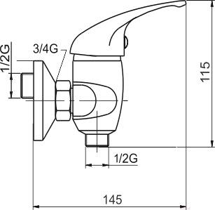 

Смеситель Novaservis 55060.0, 55060.0