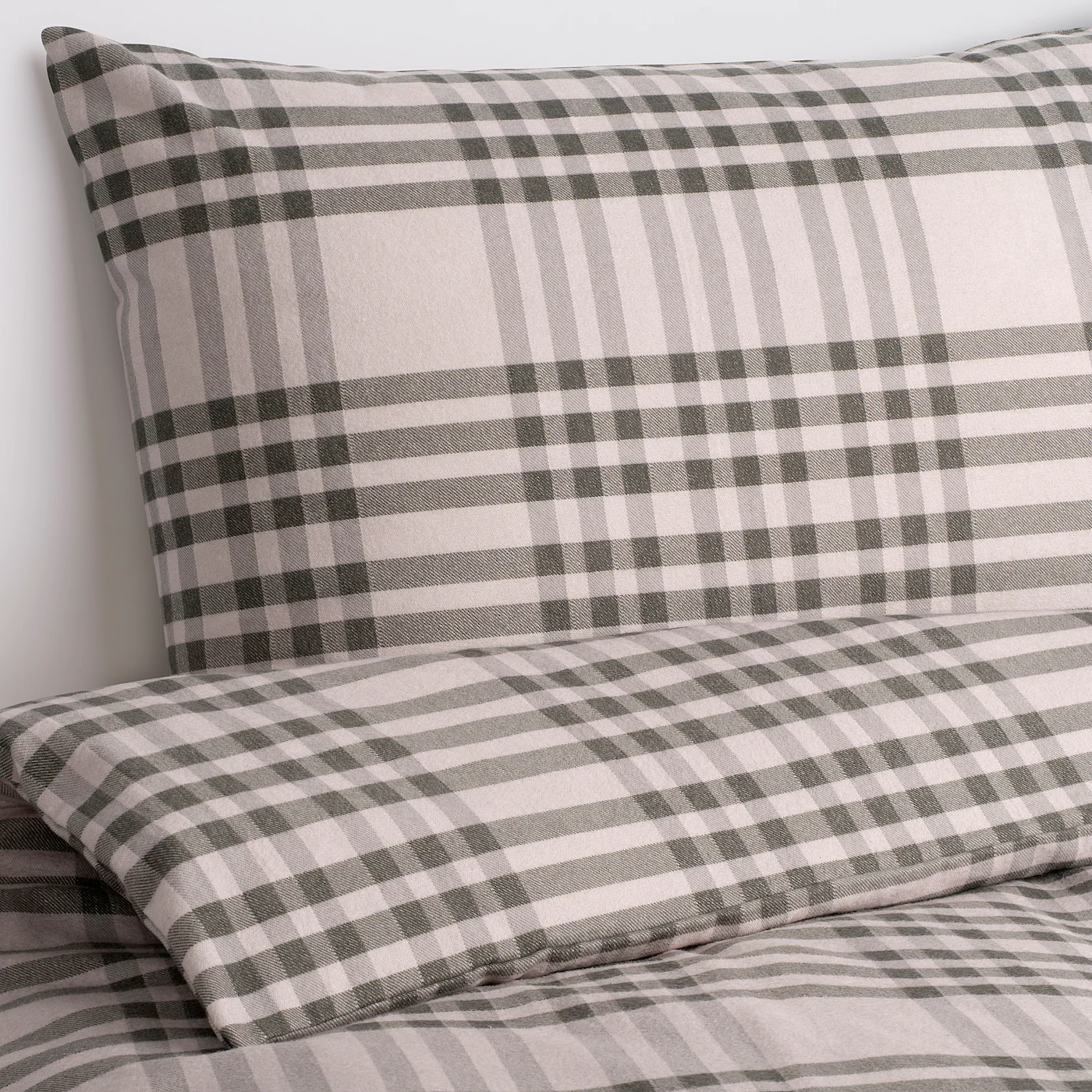 

Постельное белье Ikea Силесхор клетка розовый/серый [805.314.01], Силесхор клетка