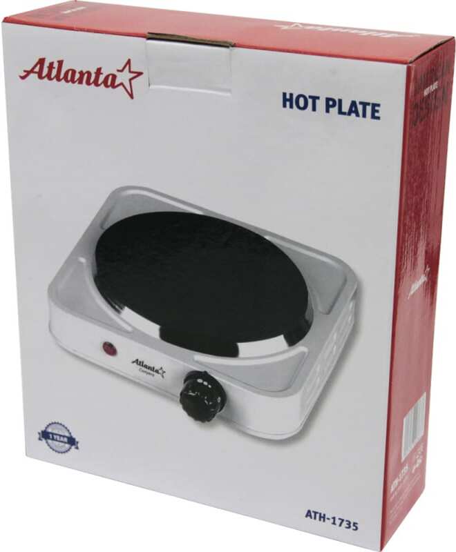 

Настольная плита Atlanta ATH-1735 White, Настольная плита Atlanta ATH-1735