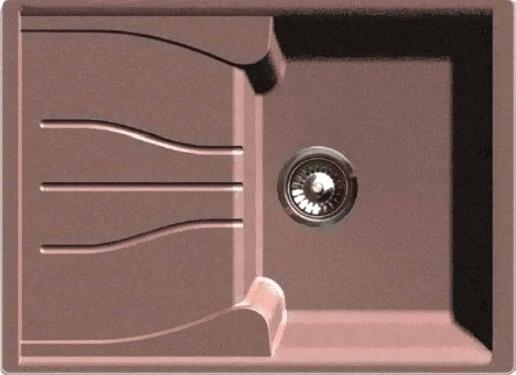 

Кухонная мойка GranFest Standart GF-S680L красный марс, Standart GF-S680L