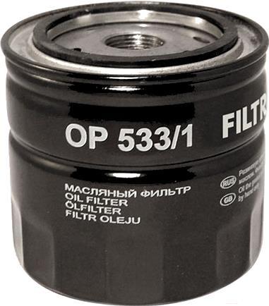 

Фильтр масляной Filtron OP533/1, OP533/1