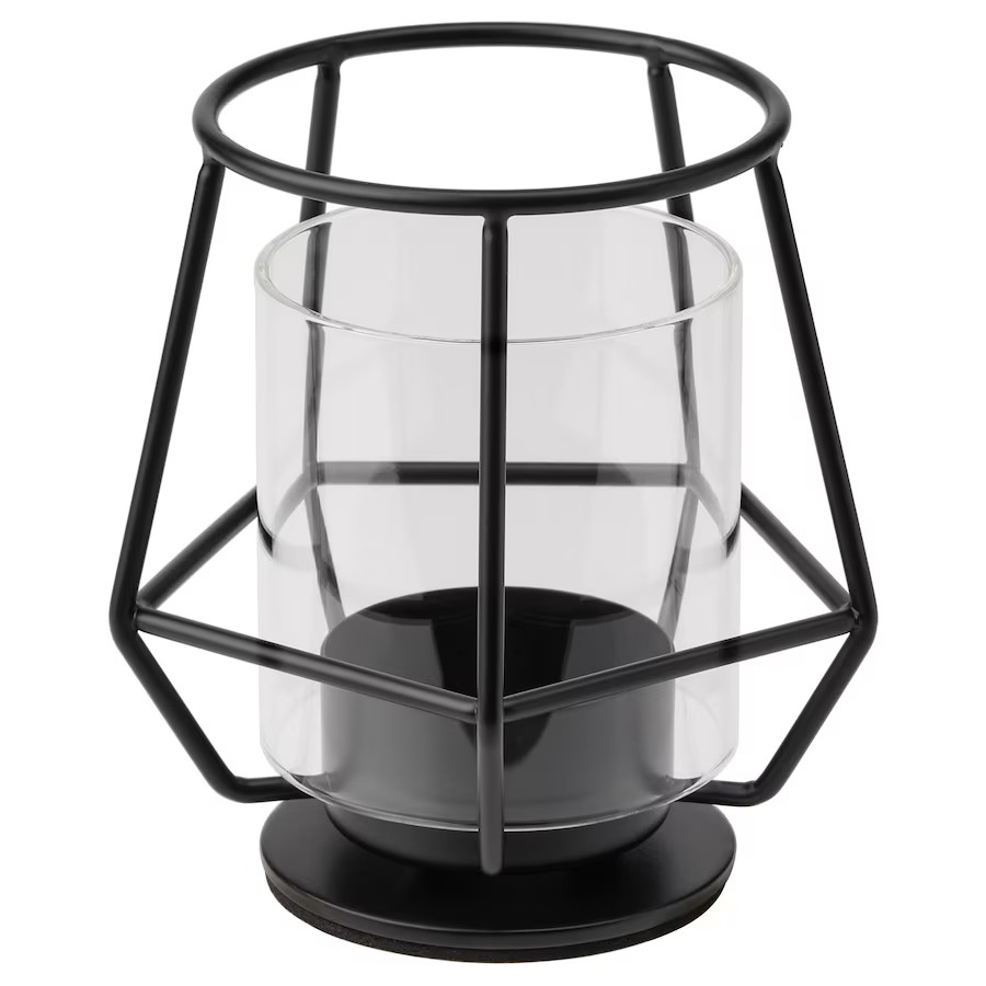 

Подсвечник Ikea Пэрлбанд черный (004.643.68)