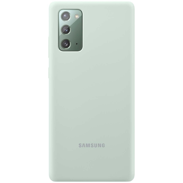 

Чехол для телефона Samsung Silicone Cover для Galaxy Note 20 Mint [EF-PN980TMEGRU], Silicone Cover для Galaxy Note 20