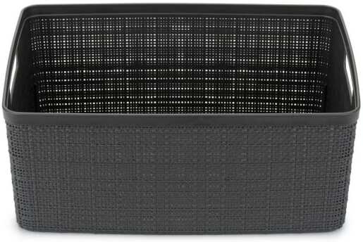 

Корзина Curver Jute M 12л темно-серый (245713)