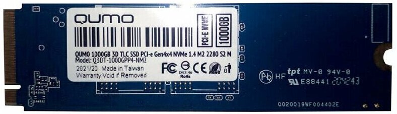 

SSD диск QUMO M.2 1TB PCIe [Q3DT-1000GPP4-NM2], SSD диск QUMO M.2 1TB PCIe Q3DT-1000GPP4-NM2