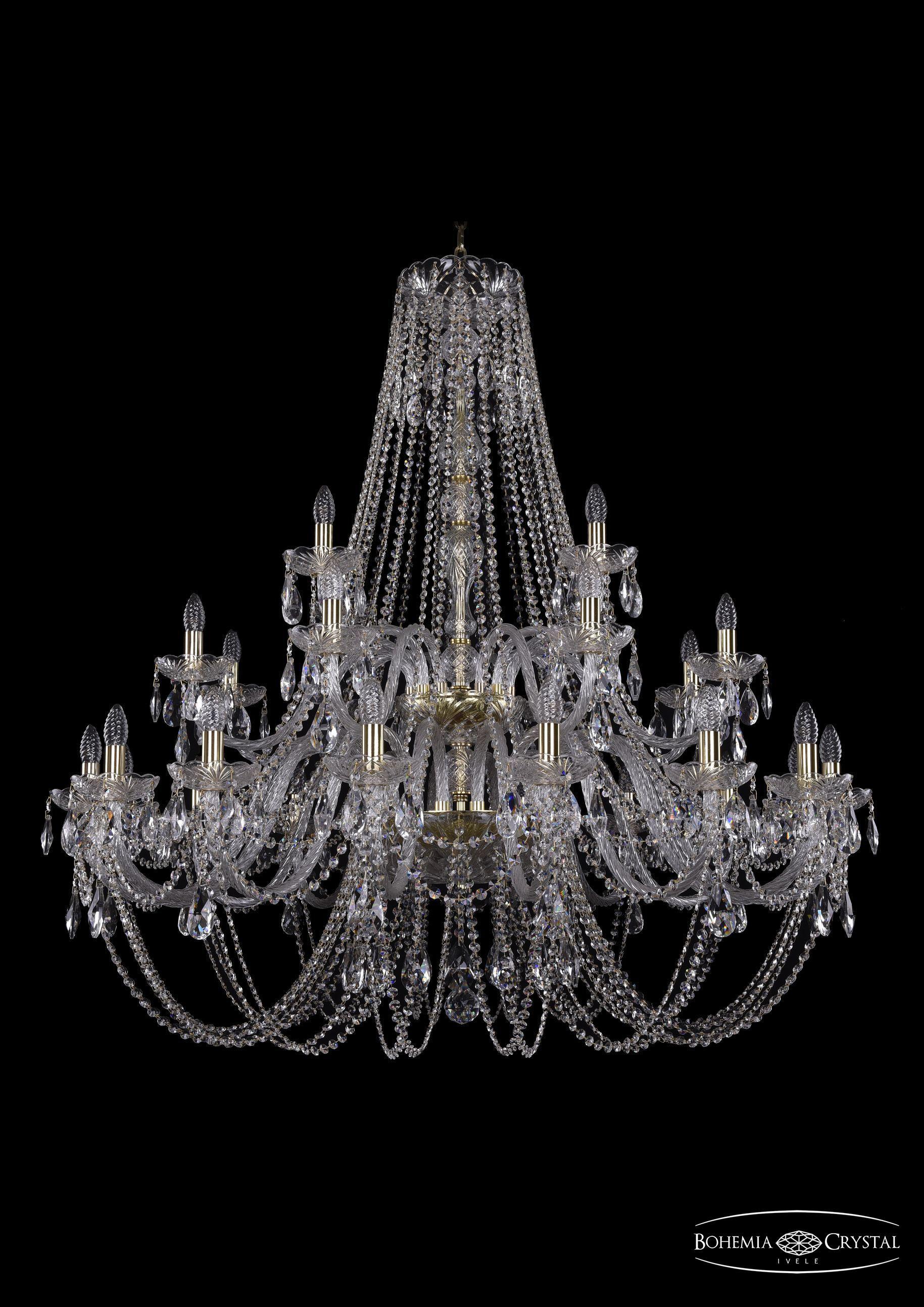 

Подвесная люстра Bohemia Ivele Crystal 1406/16+8+4/460/2d/G
