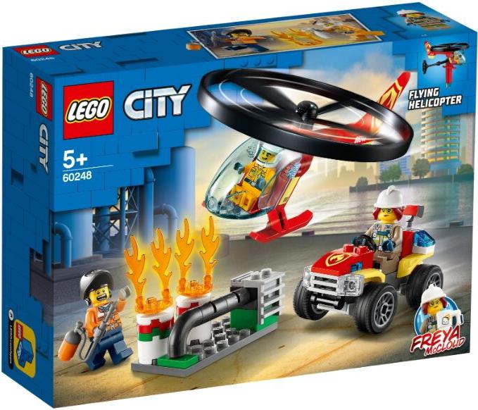 

Конструктор LEGO CITY 60248 Пожарный спасательный вертолёт, Конструктор LEGO CITY Пожарный спасательный вертолёт 60248