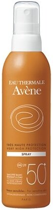 

Спрей солнцезащитный Avene SPF50+ (200мл), Спрей солнцезащитный Avene SPF50+ 200мл