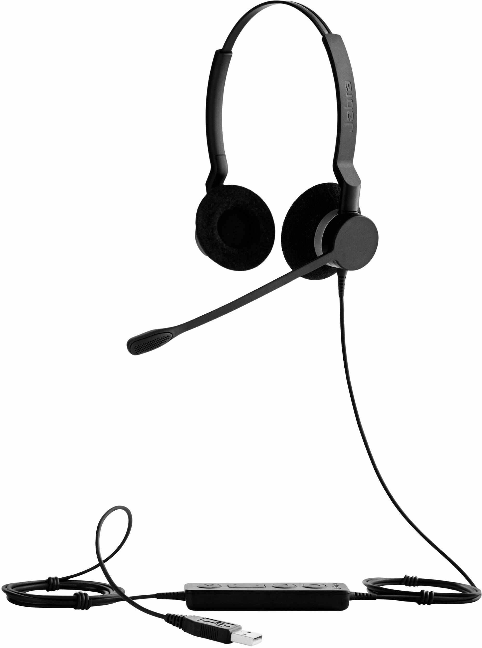 

Наушники с микрофоном Jabra BIZ 2300 USB UC Duo Headset [2399-829-109], BIZ 2300 USB UC Duo Headset