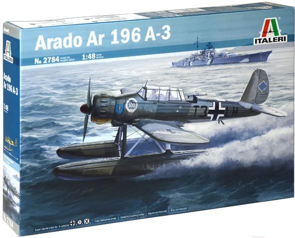 

Сборная модель Italeri Немецкий военный гидросамолет-разведчик Arado Ar 196 A-3 [2784], Сборная модель Italeri Немецкий военный гидросамолет-разведчик Arado Ar 196 A-3 2784