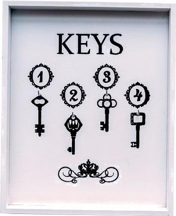 

Ключница настенная Grifeldecor Keys / BZ172-4W41, Keys