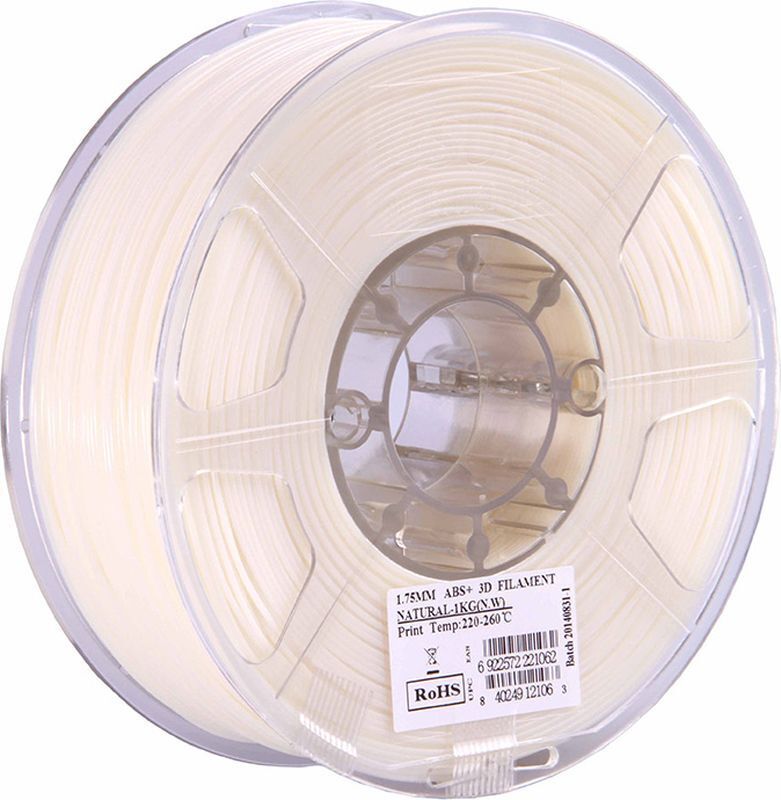 

Пластиковая нить eSUN ABS+ 1,75 мм Natural (ABS+175N1)