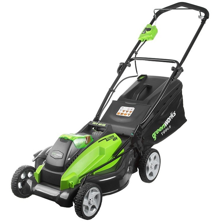 

Газонокосилка аккумуляторная Greenworks G40LM45K4, G40LM45K4