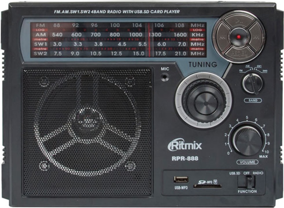 

Радиоприемник Ritmix RPR-888