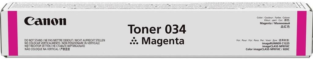 

Тонер Canon 034 красный [9452B001], Тонер Canon 034 9452B001 красный