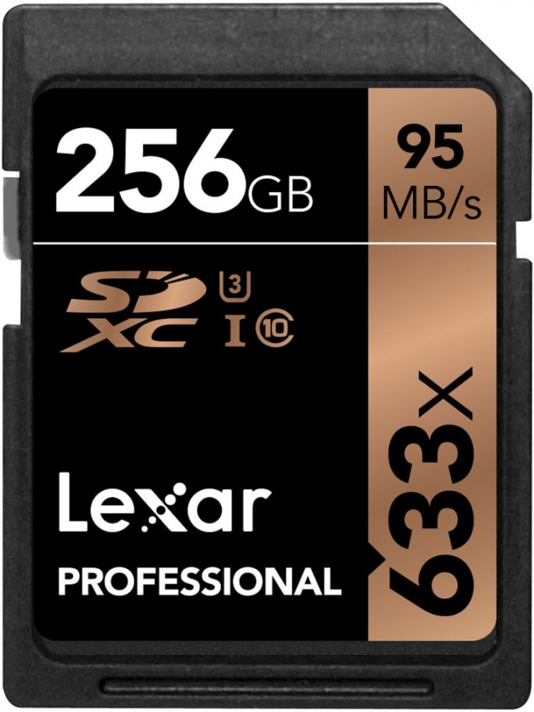 

Карта памяти Lexar SDXC 256GB [LSD256CBEU633], SDXC 256GB